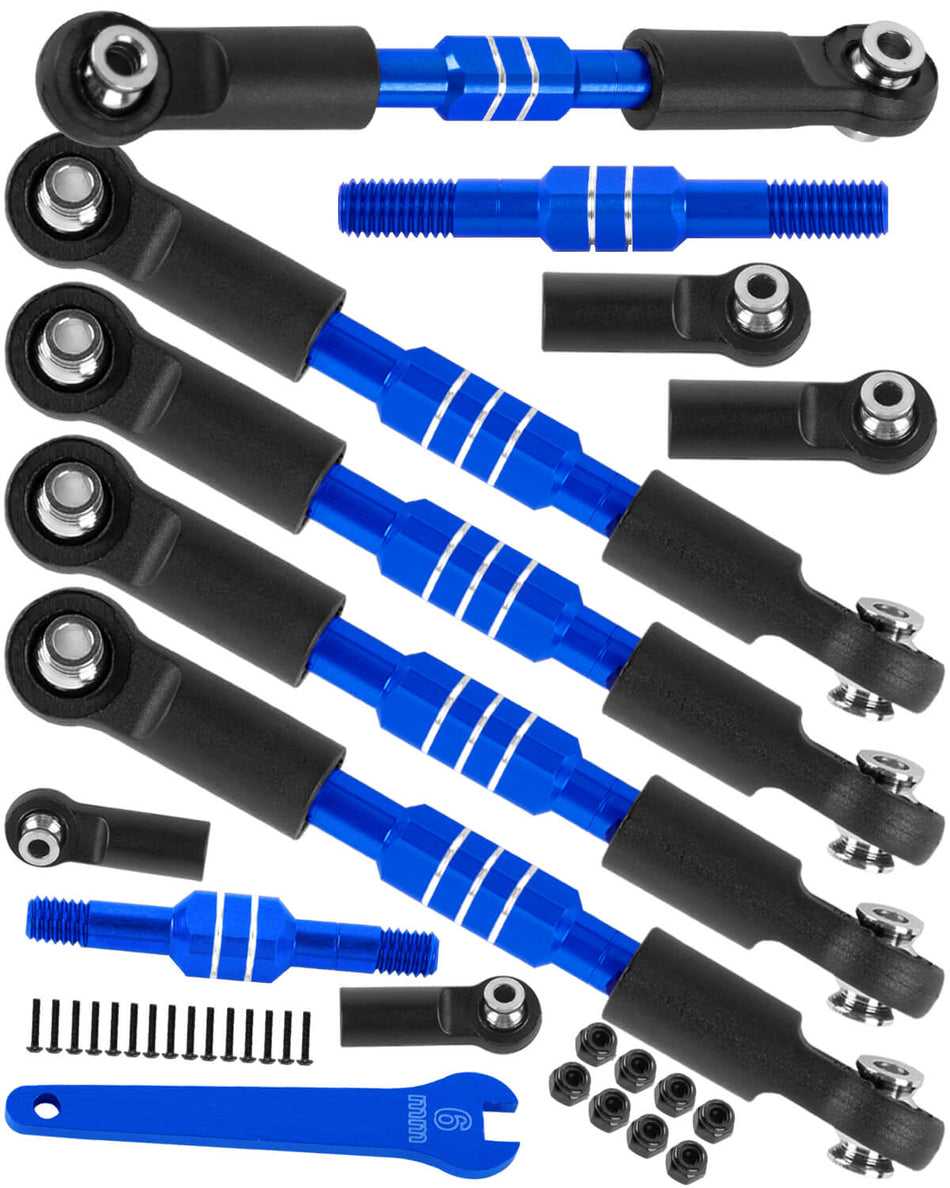 RCMYou Turnbuckles Camber Links Upgrades Part for 1/10 traxxas Slash/Stampede/Rustler/Bandit 2WD VXL
