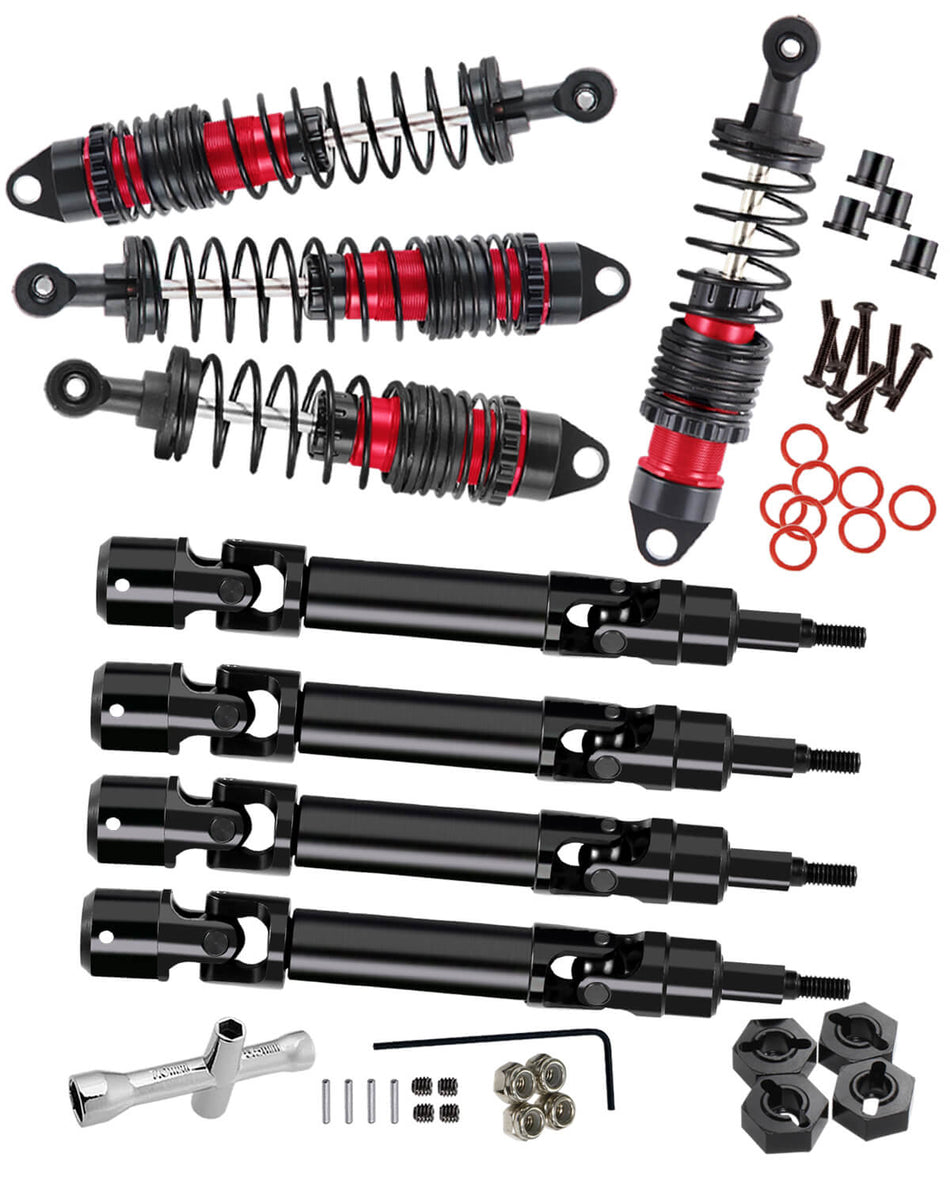 RC Shock Absorber & Drive Shaft Upgrades Part for 1/10 Arrma Granite/Senton 4x4 3S Blx Mega 550/Vorteks 3s blx
