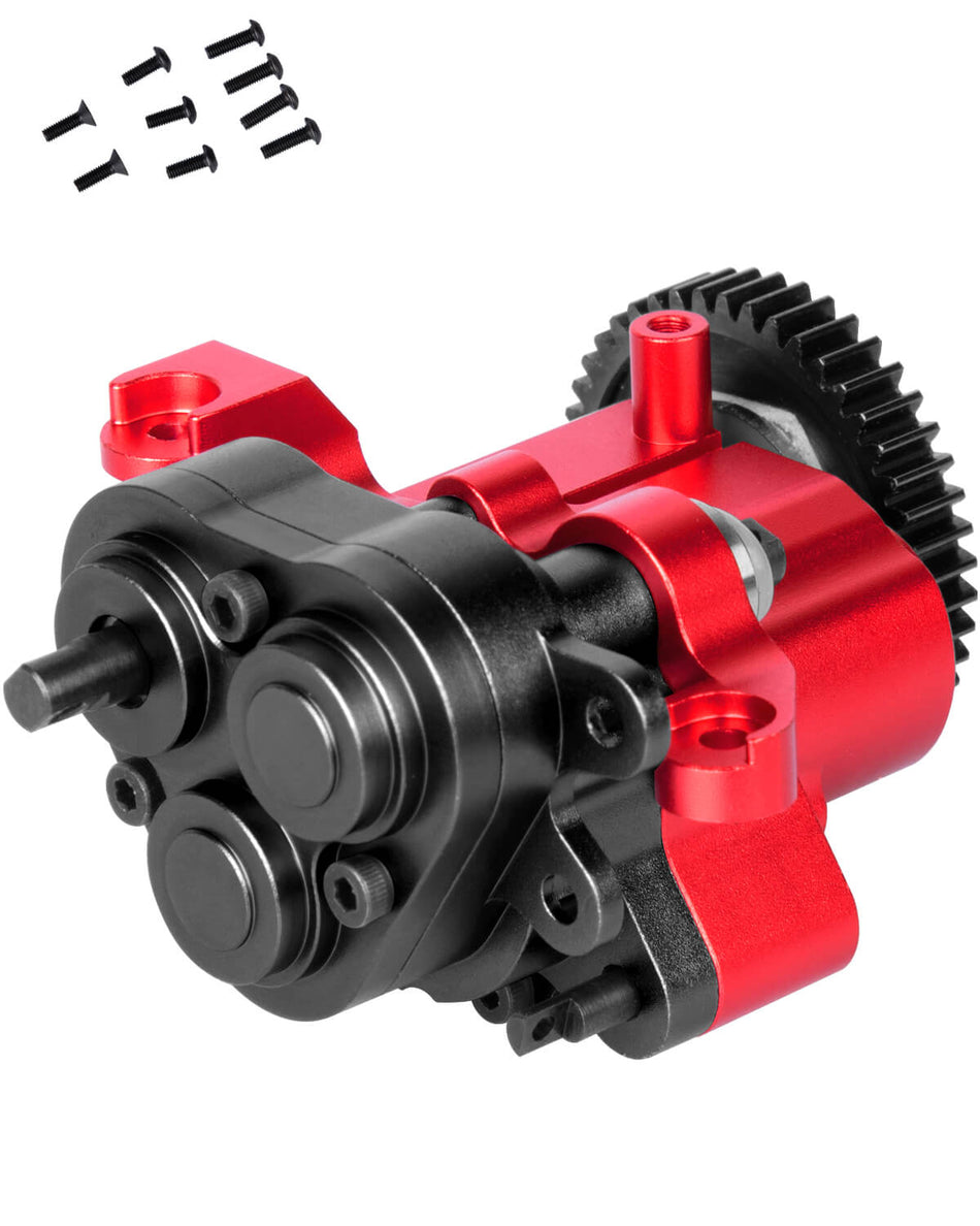 RC Transmission Gearbox with Internal Gears Upgrades Part for 1/10 Traxxas TRX-4 TRX-6 RC Crawler