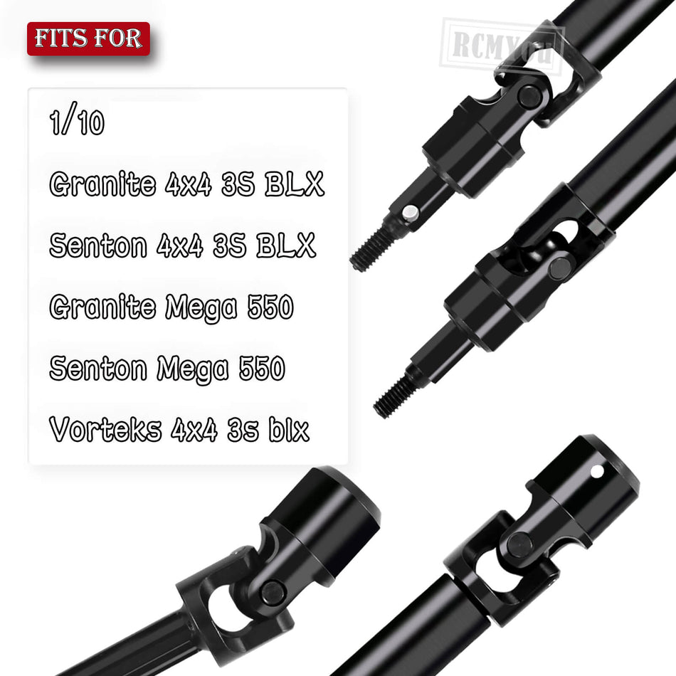 Drive Shaft Axles Upgrades Part for 1/10 Arrma Granite/Senton 4x4 3S Blx Mega 550/Vorteks 3s blx