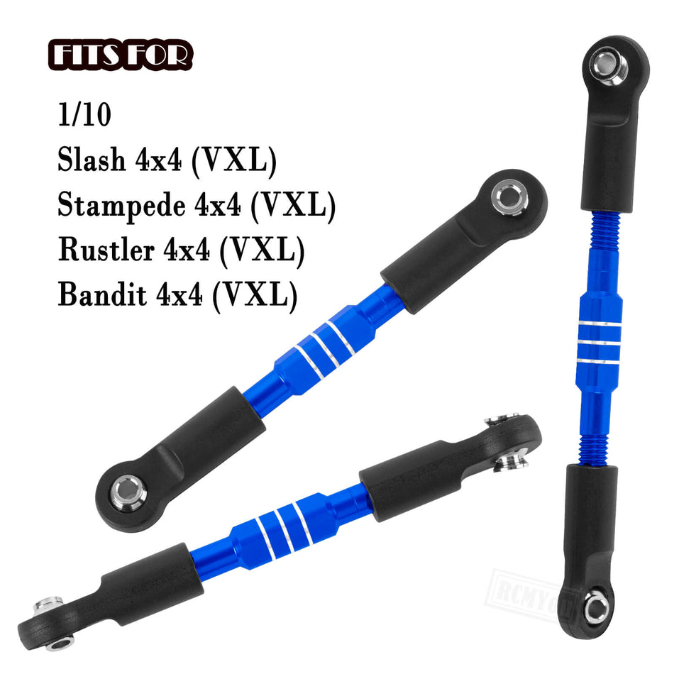 RCMYou RC Turnbuckles Camber Links Upgrades Part for Traxxas 1/10 Slash/Stampede/Rustler/Bandit 4x4 4WD VXL