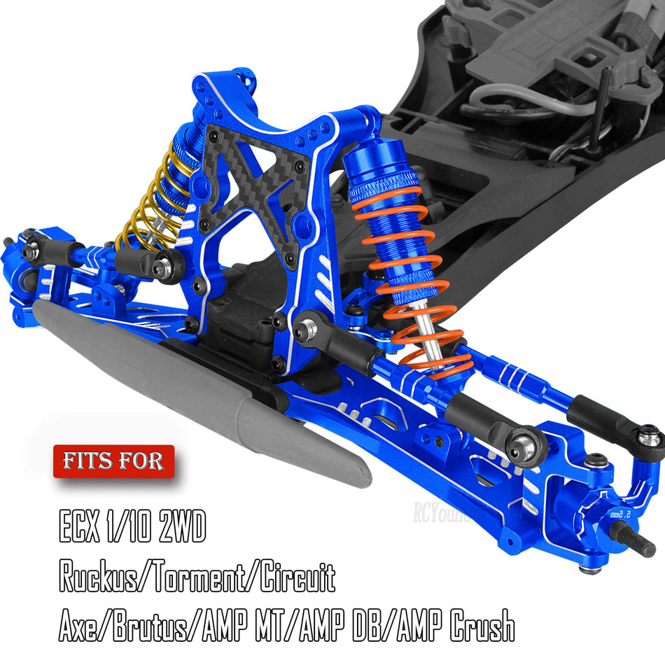 RC Upgrades Part for ECX 1/10 2WD Such as ecx Ruckus/Torment/Circuit,Aluminum RC Shock,Arms,Drive Shaft,Shock Tower,Caster Block,Steering Blocks,Rear Stub Axle Carriers,Links
