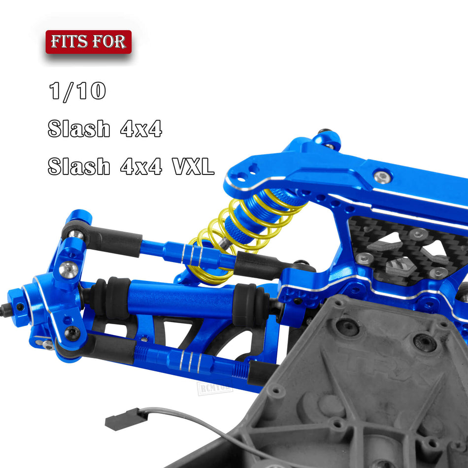 Upgrades Part for 1/10 Traxxas Slash 4x4 VXL,Arm,Shock Absorber,Caster Block,Steering Blocks,Stub Axle Carriers,Steering Bellcranks,Shock Tower,Body Mounts,Drive Shaft,Links