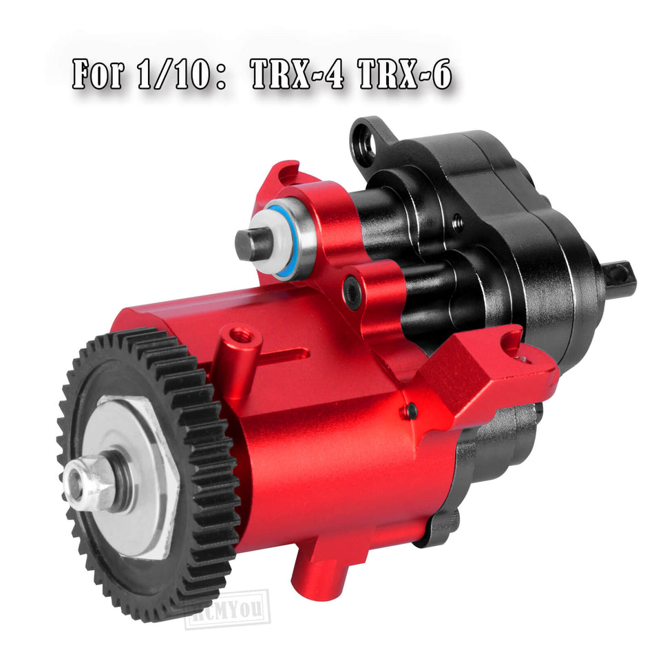 RC Transmission Gearbox with Internal Gears Upgrades Part for 1/10 Traxxas TRX-4 TRX-6 RC Crawler