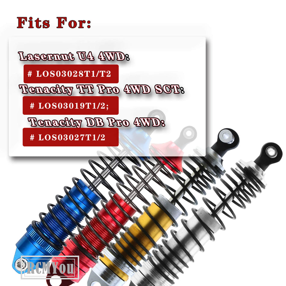 RC Shocks Absorber Upgrades Part for 1/10 Lasernut U4, Tenacity DB Pro,TENACITY TT Pro 4WD SCT,