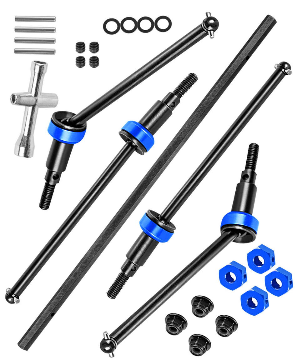 RC #45 Steel Drive Shaft/Center Slider Driveshaft for Arrma 1/16 MINI KRATON 3S DSC 4X4 RTR(ARA2508,ARA2508S)