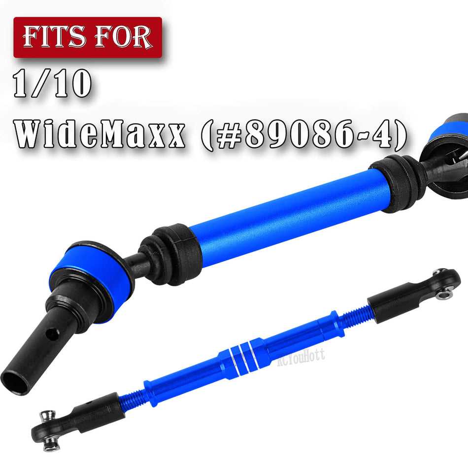 RCMYou RC Upgrades Part for 1/10 WideMaxx (#89086-4) RC Car,#45 Steel Drive Shaft CVD Axles Driveshaft