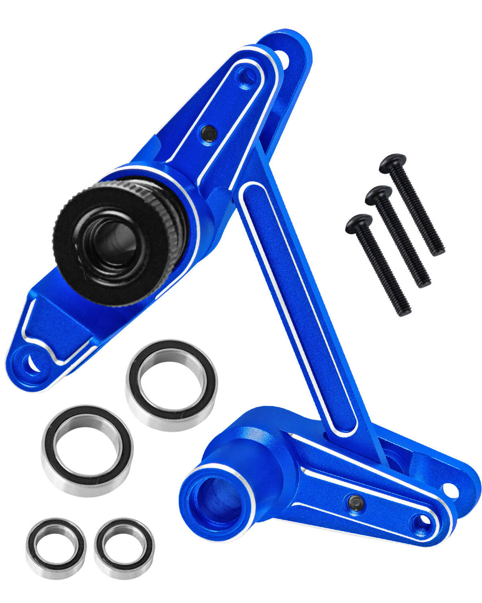 RCMYou RC Aluminum Upgrade Parts Steering Bellcranks for 1/10 WideMaxx Maxx (89086-4,#89076-4)