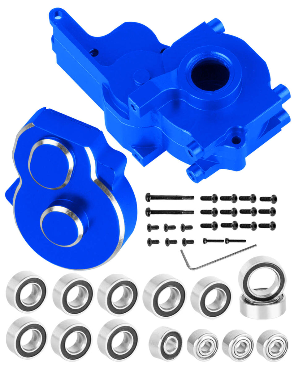 RCMYou RC Gearboxes/Bearings Kit Upgrade Part for 1/28 Micro-T 2S 2WD(LOS-1392),1/24 Micro-B 2S 2WD(LOS00007)