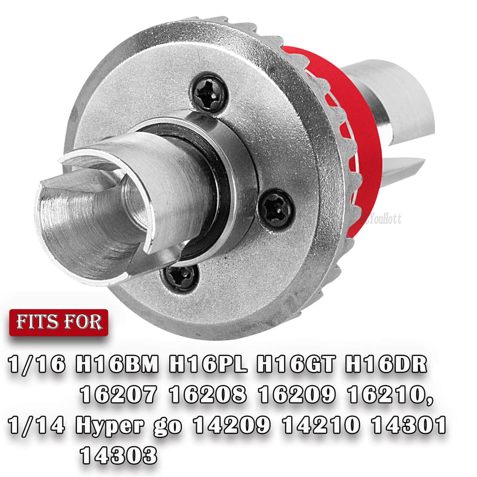 RC Front & Rear Differential Input Gear Kit Upgrades Part for 1/16 H16BM H16PL H16GT H16DR 16207 16208 16209 16210,1/14 14209 14210 14301 14303