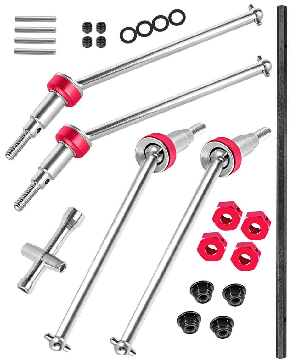 RC Upgrade Parts Center Slider Driveshaft&CVD for Arrma (ARA2508,ARA2508S) 1/16 MINI KRATON 3S DSC 4X4 RTR,
